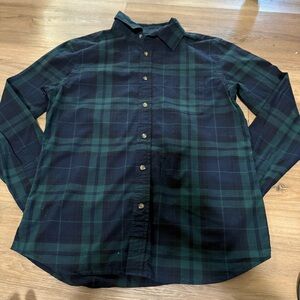 Old Navy Everyday Shirt Plaid Long Sleeve Shirt